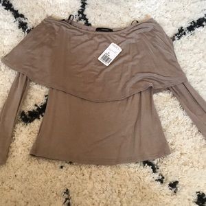 Off the shoulder shirt